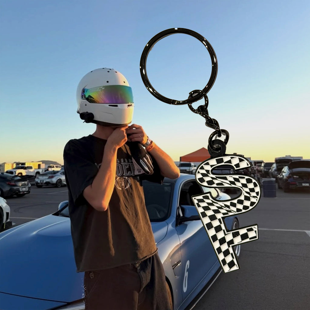 CHECKERED FLAG KEYCHAIN V2