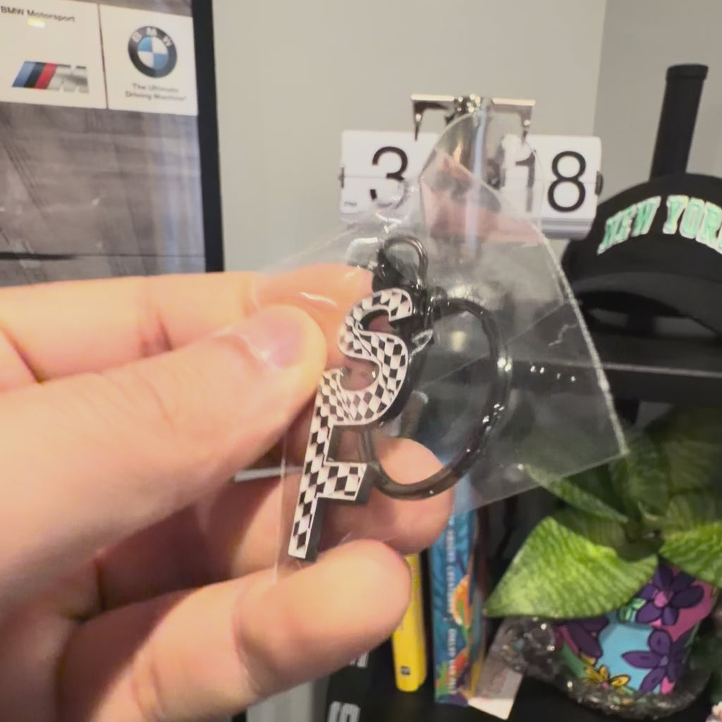 CHECKERED FLAG KEYCHAIN V2